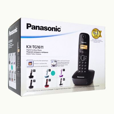 Ασύρματο Ψηφιακό Τηλέφωνο Panasonic KX-TG1611GRC Λευκό-Τυρκουάζ | Ασύρματα τηλέφωνα στο smart-tech.gr