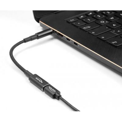 DELOCK καλώδιο τροφοδοσίας 60032, USB-C σε HP 7.4x5.0mm, 15cm, μαύρο | ΤΡΟΦΟΔΟΤΙΚΑ & ΦΟΡΤΙΣΤΕΣ ΓΙΑ LAPTOP στο smart-tech.gr