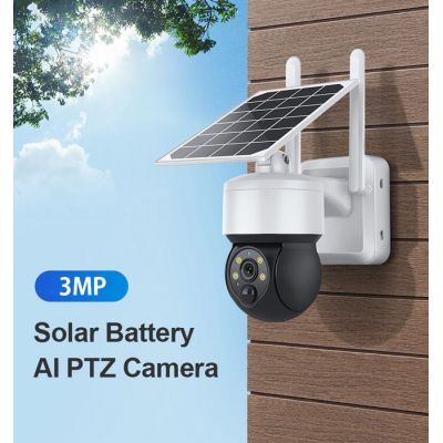 SECTEC smart ηλιακή κάμερα ST-S517C-3M, 3MP, PIR, PTZ, cloud/micro SD | Διαδικτυακές IP Κάμερες στο smart-tech.gr