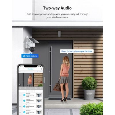 SECTEC smart ηλιακή κάμερα ST-S517C-3M, 3MP, PIR, PTZ, cloud/micro SD | Διαδικτυακές IP Κάμερες στο smart-tech.gr