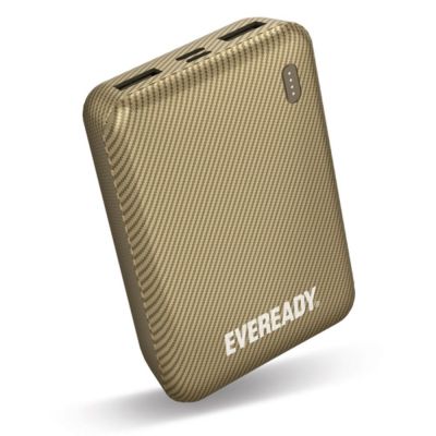Power Bank Energizer Eveready Mini 10000mAh 2.1A με 2x USB 2.0 και LED Ένδειξη Μπαταρίας Χρυσαφί | POWER BANKS στο smart-tech.gr