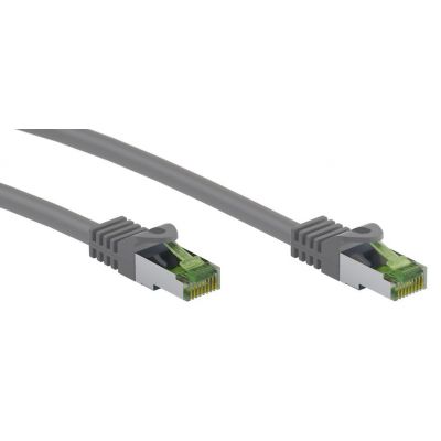 GOOBAY καλώδιο S/FTP CAT 8.1 61118, copper, AWG 26, LSZH, 5m, γκρι | Καλώδια δικτύου στο smart-tech.gr