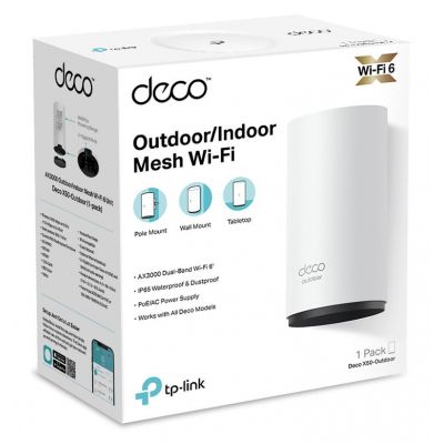 TP-LINK Whole Home Mesh Deco X50-Outdoor AX3000 Dual-Band Wi-Fi 6, Ver.1 | Access Points - WiFi Extenders στο smart-tech.gr