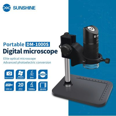 SUNSHINE ψηφιακό μικροσκόπιο DM-1000S, 50x-1000x, USB, LED | Μηχανήματα - Πολύμετρα στο smart-tech.gr
