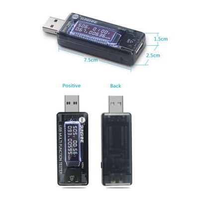 SUNSHINE USB tester φόρτισης SS-302A, V/A/Time/mAh | Μηχανήματα - Πολύμετρα στο smart-tech.gr