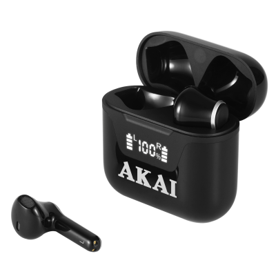 Akai BTE-J101 Μαύρα Ασύρματα Bluetooth in-ear ακουστικά | Ακουστικά Bluetooth στο smart-tech.gr