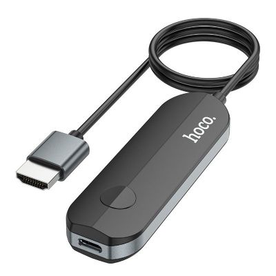 Wireless Display Αντάπτορας Hoco UA23 με Καλώδιο HDMI 4K 50cm Συμβατό με IOS/macOS | ΚΑΛΩΔΙΑ & ADAPTORS στο smart-tech.gr