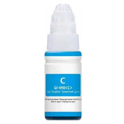 Μελάνι CANON Συμβατό GI-490 C (0664C001) 70ml Σελίδες:7000 Cyan για G1400, G2400, G3400 | TONER ΜΕΛΑΝΙΑ ΕΚΤΥΠΩΤΩΝ & DRUM στο smart-tech.gr
