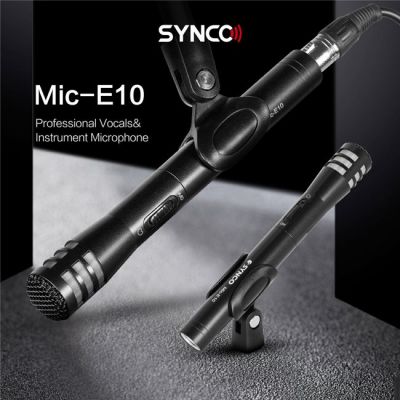 SYNCO μικρόφωνο χειρός SY-E10-MIC, δυναμικό, καρδιοειδές, XLR, μαύρο | MINI HiFi στο smart-tech.gr