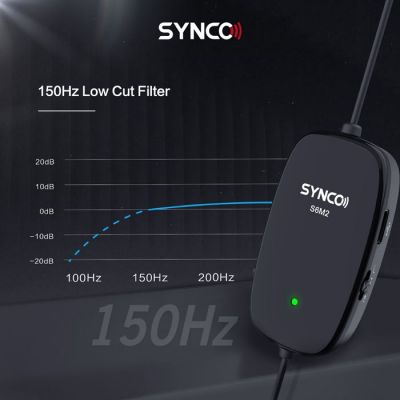 SYNCO μικρόφωνο Lav-S6M2, clip-on, omnidirectional, 3.5mm, 400mAh, μαύρο | MINI HiFi στο smart-tech.gr