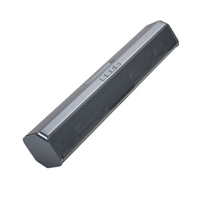 Φορητό Ηχείο Wireless Hoco BS49 Dazzling Sound Μαύρο TWS BT V5.1 2x5W 1800mAh FM USB 3.5mm Micro-SD και LED Φωτισμό | Φορητά Ασύρματα Ηχεία Bluetooth στο smart-tech.gr