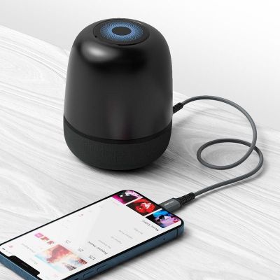 Καλώδιο σύνδεσης Ήχου Acefast C1-06 Hi-Fi Lightning σε 3.5mm Μαύρο 1.2m MFI Certification Braided | Καλώδια & Adaptors Ήχου 3.5mm στο smart-tech.gr