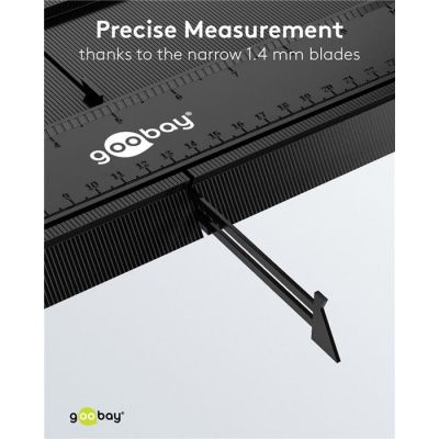 GOOBAY σετ παντογράφοι 61668, κλίμακα σε inch/cm, 130/250mm, 2τμχ | ΕΡΓΑΛΕΙΑ ΧΕΙΡΟΣ  στο smart-tech.gr
