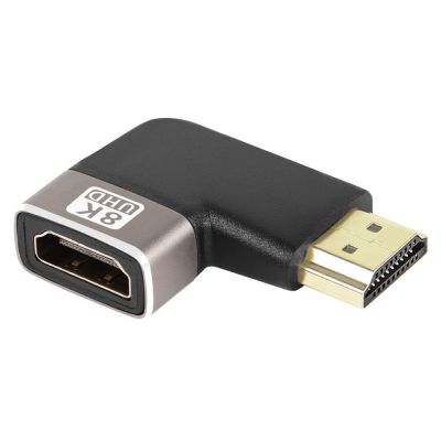 POWERTECH αντάπτορας HDMI 2.1 CAB-H157, 8K/60Hz, γωνιακός, μαύρος | Λοιπά Καλώδια, Adaptors & Μετατροπείς στο smart-tech.gr