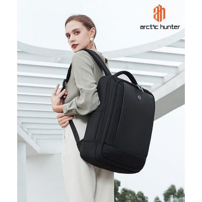 ARCTIC HUNTER τσάντα πλάτης B00550 με θήκη laptop 15.6", 23.5L, μαύρη | Τσάντες & Σακίδια καθημερινής χρήσης στο smart-tech.gr