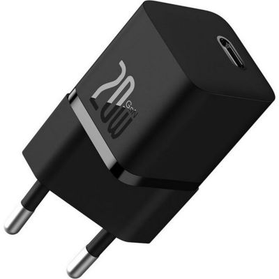 Baseus Mini Wall Charger GaN5 20W Black (CCGN050101) (BASCCGN050101) | ΦΟΡΤΙΣΤΕΣ / ΤΡΟΦΟΔΟΤΙΚΑ USB στο smart-tech.gr