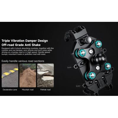 ULEFONE βάση ποδηλάτου για smartphone Armor Mount Pro, μαύρη | ΑΞΕΣΟΥΑΡ ΠΟΔΗΛΑΤΟΥ στο smart-tech.gr