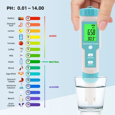 NOYAFA tester ποιότητας νερού C-600, TDS/EC/PH/SALT/S.G/ORP/0-60 °C | Μηχανήματα - Πολύμετρα στο smart-tech.gr
