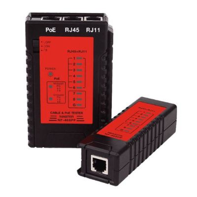 NOYAFA tester καλωδίων δικτύου NF-468PF για PoE RJ45 & RJ11 | Μηχανήματα - Πολύμετρα στο smart-tech.gr