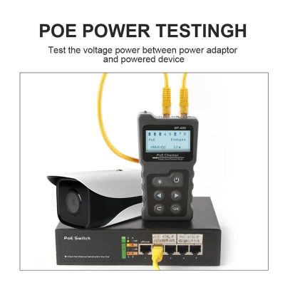 NOYAFA tester καλωδίων δικτύου NF-488 για RJ45 PoE | Μηχανήματα - Πολύμετρα στο smart-tech.gr