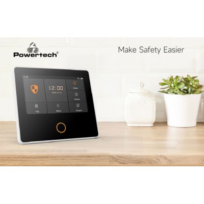 POWERTECH ασύρματο σύστημα συναγερμού PT-1125, αφής, Wi-Fi, 2G, TUYA | ΣΥΣΤΗΜΑΤΑ ΣΥΝΑΓΕΡΜΩΝ στο smart-tech.gr