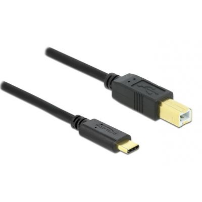 DELOCK καλώδιο USB-C σε USB Type B 83601, 1m, μαύρο | Καλώδια USB-C (Type-C) στο smart-tech.gr