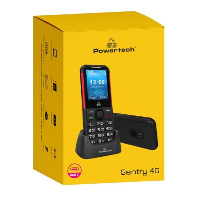 POWERTECH κινητό τηλέφωνο Sentry 4G PTM-33, SOS Call, με φακό, μαύρο | ΚΙΝΗΤΑ ΤΗΛΕΦΩΝΑ & SMARTPHONES στο smart-tech.gr