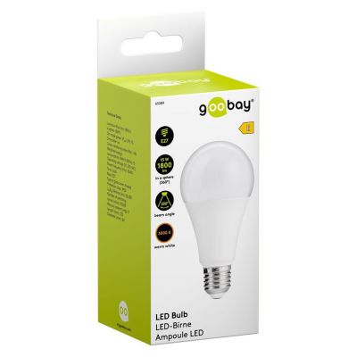 GOOBAY LED λάμπα bulb 65389, E27, 15W, 3000K, 1800lm | Λάμπες - Λαμπτήρες - Φωτιστικά στο smart-tech.gr