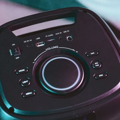 Osio OBT-8030 Φορητό ηχείο Bluetooth με USB, LED, AUX, TF, RC, FM,TWS, ενσ. μικρόφωνο και τηλεχειριστήριο – 80 W | Φορητά ασύρματα ηχεία Bluetooth στο smart-tech.gr