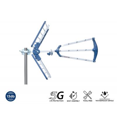 ΚΕΡΑΙΑ TALOS 13db 5G 21-48 | UHF - LTE στο smart-tech.gr
