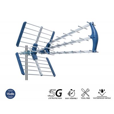ΚΕΡΑΙΑ TALOS 15db 5G 21-48 | UHF - LTE στο smart-tech.gr