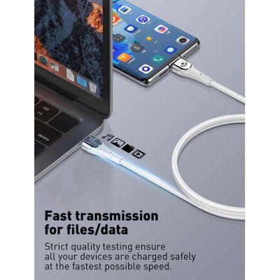 LDNIO καλώδιο USB-C σε USB-C LC861C, 65W PD, 1m, γκρι | Καλώδια USB-C (Type-C) στο smart-tech.gr