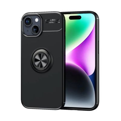 Θήκη Ancus AutoFocus Shock Proof με Ring Holder για Apple iPhone 15 Μαύρη | Θήκες προστασίας για κινητά στο smart-tech.gr