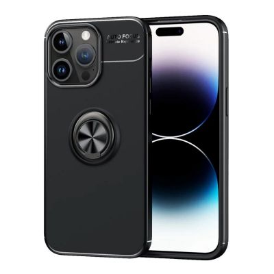 Θήκη Ancus AutoFocus Shock Proof με Ring Holder για Apple iPhone 15 Pro Μαύρη | Θήκες προστασίας για κινητά στο smart-tech.gr