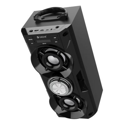 CELEBRAT φορητό ηχείο OS-01, 10W, 1200mAh, Bluetooth, FM, LED, μαύρο | ΗΧΕΙΑ στο smart-tech.gr