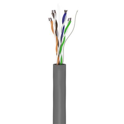 GOOBAY καλώδιο δικτύου 95694, CAT 6 U/UTP, CCA, 100m, γκρι | Καλώδια δικτύου στο smart-tech.gr