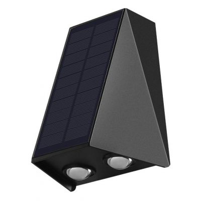 POWERTECH LED φωτιστικό τοίχου HLL-0129, ηλιακό, 1.5W, 6500K, 1300mAh | Λάμπες - Λαμπτήρες - Φωτιστικά στο smart-tech.gr