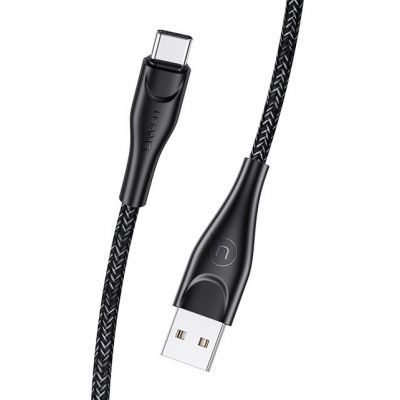 USAMS καλώδιο USB-C σε USB US-SJ392, 2A, 1m, μαύρο | Καλώδια USB-C (Type-C) στο smart-tech.gr