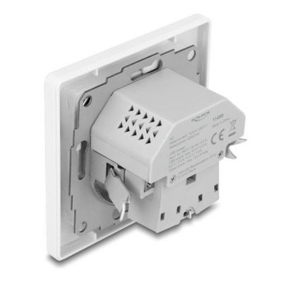 DELOCK πρίζα τοίχου 11499 με θύρες φόρτισης USB & USB-C, 18W PD, λευκή | ΗΛΕΚΤΡΟΛΟΓΙΚΟΣ ΕΞΟΠΛΙΣΜΟΣ στο smart-tech.gr