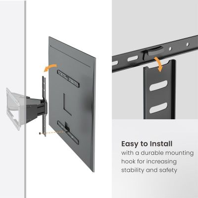 BRATECK επιτοίχια βάση LPA79-464 για τηλεόραση 43-90", full motion, 50kg | Βάσεις τηλεοράσεων τοίχου στο smart-tech.gr
