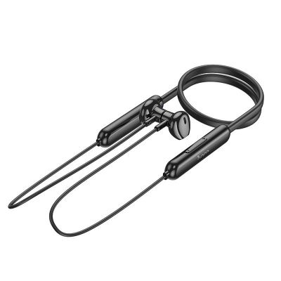Bluetooth Hands Free Hoco ES67 Perception Magnetic Necklace 5.3 130mAh Μαύρο | Ακουστικά Bluetooth στο smart-tech.gr