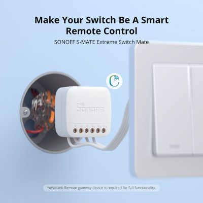SONOFF smart διακόπτης S-MATE2, 3 κανάλια, μπαταρίας, λευκός | ΗΛΕΚΤΡΟΛΟΓΙΚΟΣ ΕΞΟΠΛΙΣΜΟΣ στο smart-tech.gr