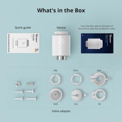 SONOFF smart θερμοστατική βαλβίδα για καλοριφέρ TRVZB, M30x1.5, 48x76mm, 6-28°C | ΗΛΕΚΤΡΟΛΟΓΙΚΟΣ ΕΞΟΠΛΙΣΜΟΣ στο smart-tech.gr