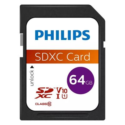 Philips SDXC 64GB Class 10 U1 Default Speed (FM64SD55B/00) (PHIFM64SD55B-00) | Κάρτες μνήμης MicroSD στο smart-tech.gr