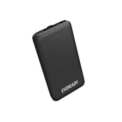 Power Bank Energizer Eveready Slim 20000mAh 2A  με 2x USB 2.0 και LED Ένδειξη Μπαταρίας Μαύρο | POWER BANKS στο smart-tech.gr