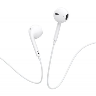 CELEBRAT earphones με μικρόφωνο E500, USB-C, 1.2m, λευκά | Ακουστικά Bluetooth στο smart-tech.gr