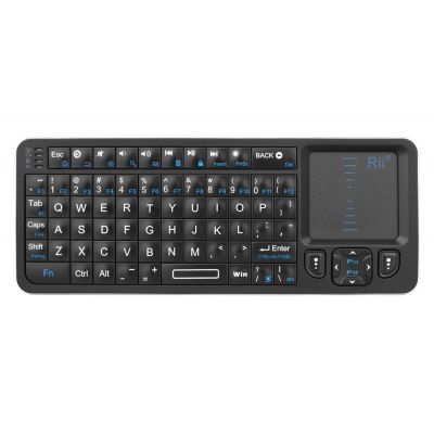 RIITEK ασύρματο mini πληκτρολόγιο K06, backlit, Bluetooth/2.4GHz, μαύρο | Τηλεχειριστήρια τηλεοράσεων στο smart-tech.gr