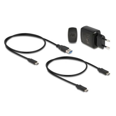 DELOCK docking station 64177, clone function, 2x M.2 NVMe 10 Gbps, μαύρο | ΘΗΚΕΣ ΣΚΛΗΡΩΝ ΔΙΣΚΩΝ στο smart-tech.gr