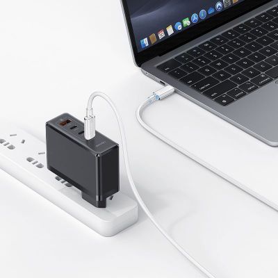 USAMS καλώδιο USB-C σε USB-C US-SJ660, 100W, 480Mbps, 1.2m, μαύρο | Καλώδια USB-C (Type-C) στο smart-tech.gr