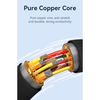 USAMS καλώδιο USB-C σε USB US-SJ688, 15W, 480Mbps, 1m, μαύρο | Καλώδια USB-C (Type-C) στο smart-tech.gr